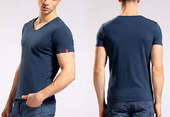 Custom Make Cotton Spandex Plain Men's T-shirt